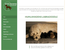 Tablet Screenshot of humlamadenslabradoodle.com